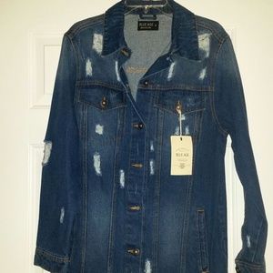 Distressed Denim Jacket